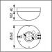 YLEISVALAISIN ENSTO AVR4 IP44 A60 60W PC O