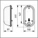 SAUNAVALAISIN ENSTO AVH15 1X40/60W C35/E14 IP44