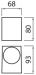 YLEISVALAISIN PINTA SUND IP44 GU10 GLC WH