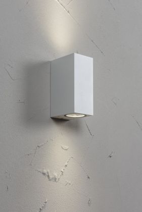 YLEISVALAISIN PINTA SUNDDOUBLE IP44 2XGU10 GLC WH