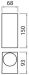 YLEISVALAISIN PINTA SUNDDOUBLE IP44 2XGU10 GLC WH