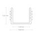 LED-PROFIILI GALAXY PL5 LED P-AS. PROF. 2M ELOKS