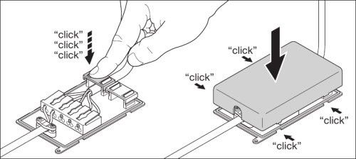 SÄHKÖINEN LISÄTARVIKE LEDVANCE CONNECTOR BOX ON/OFF 4KPL