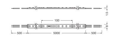 VALOPROFIILI/-NAUHA LEDVANCE LS V 1000/840/5M 24V