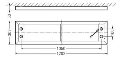 KATTOVALAISIN TWENTY3 G4 1200 IP20 4000LM 3/4K MP DA