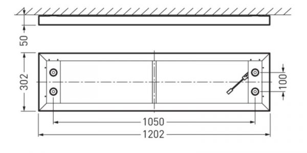 KATTOVALAISIN TWENTY3 G4 1200 IP20 4000LM 3/4K MP DA