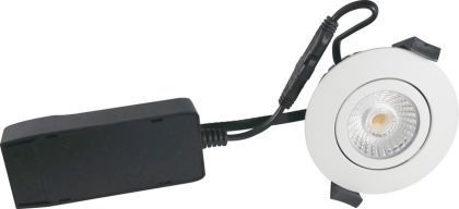 ALASVALO LOW PROFILE ECO IP54 450LMECO 6W 4K WH ROUND