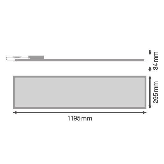 MODUULIVALAISIN PANEL VALUE PL COMP 1200 33W/840 UGR19