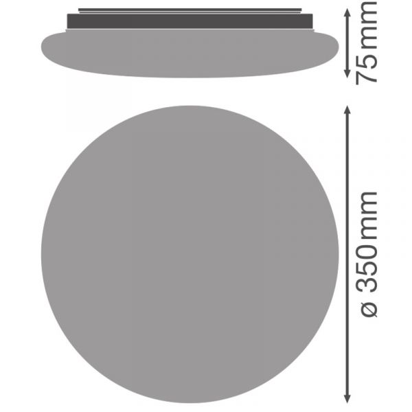 PINTA-ASENNUSVAL SF CIRC SF CIRC IP44 18W 3CCT 1440LM