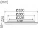 PINTA-ASENNUSVALAISIN MOON IP44 1700lm 17W 3/4K WH DIM