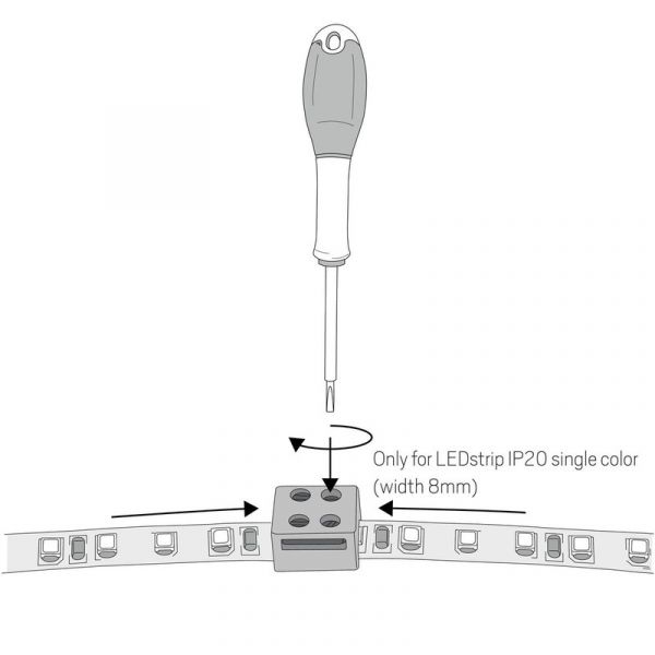 SÄHKÖINEN LISÄTARVIKE RUUVIJATKO 8MM IP20 5KPL