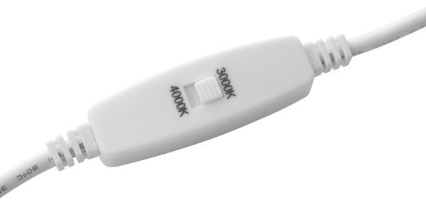 ALASVALO FLAT R DUO 170 IP44 12W 830/840 DIM WH