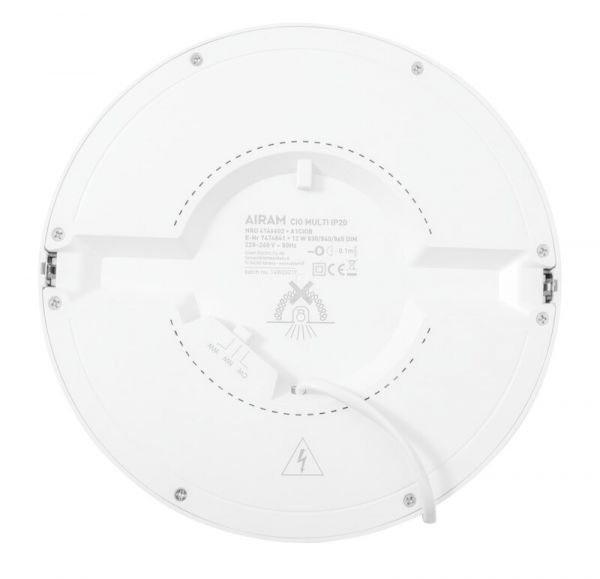 ALASVALO CIO MULTI IP20 12W 830/840/865 DIM WH