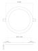 ALASVALO CIO MULTI IP20 16W 830/840/865 DIM WH