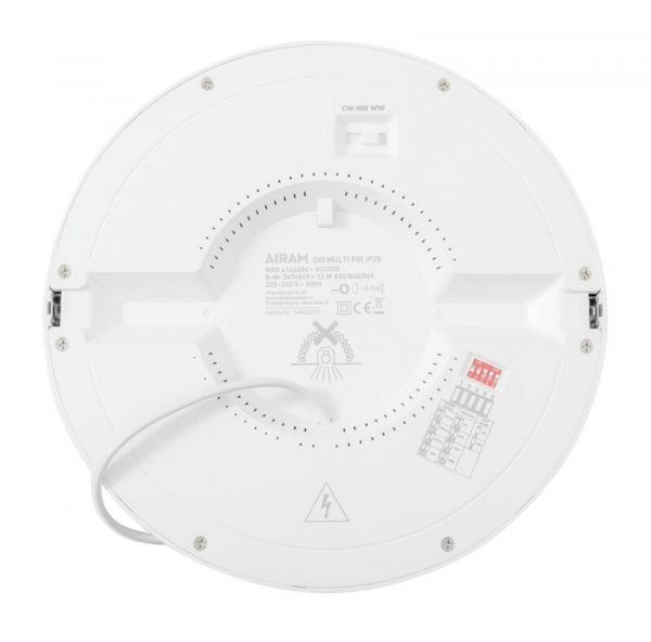 ALASVALO CIO MULTI IP20 12W 830/840/865 PIR WH
