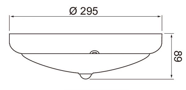 TUNNISTINVALAISIN SONO IP54 13W 835 PIR/MS PCO WH