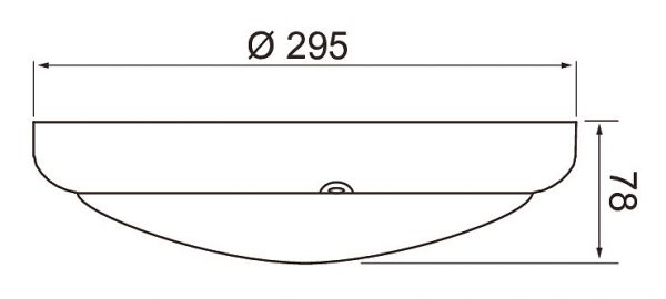 TUNNISTINVALAISIN SONO IP54 15W 835 RA/10-100 PCO WH