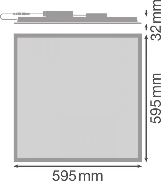 MODUULIVALAISIN LEDVANCE PL FLEX 600 30W/840 PS UGR19