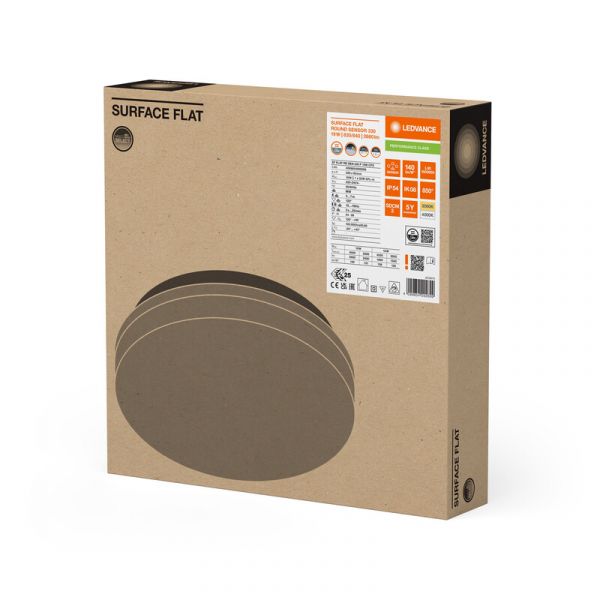 PINTA-AS.VALAISIN LEDVANCE SF FLAT RD 330 19W CCT ML SEN