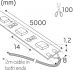 VALOPROF./-NAUHA LOWLUM IP20 24V 510LM/M 4,4W/M 930 5M