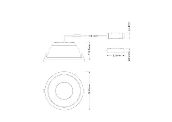 ALASVALO LEDVANCE DL CMFT D250 42W CCT ML U19