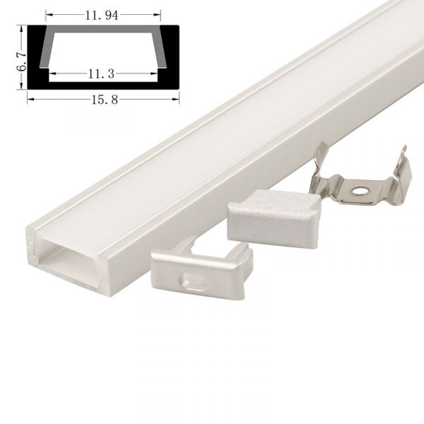 VALOPROFIILI/-NAUHA SAAS STRIP PROFILE 16X07 SURFACE