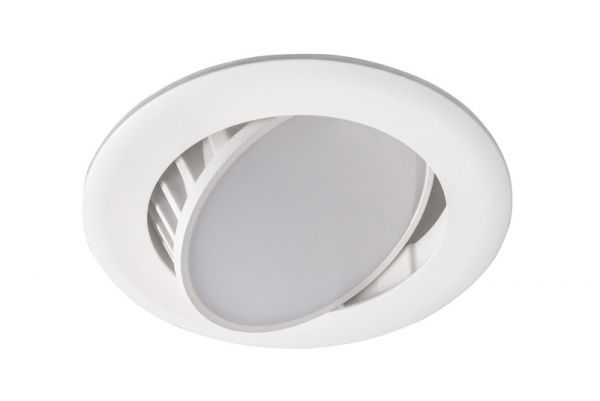 ALASVALO SLIM DUO TILT IP44 8W 830/840 DIM ACO WH