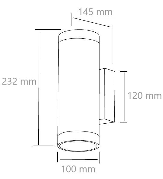 KOHDEVALAISIN FUNKIS PROLED FUNKIS PROLED 2X9W 3K/4K