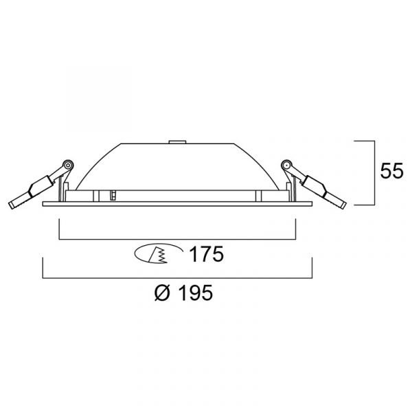 ALASVALO SYL-LIGHTER START 0030326 175 15W 1425LM 3K IP44