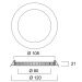 ALASVALO SYLVANIA START FLAT 0054118 108 7W 550LM 3K DIM