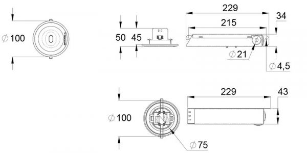TURVAVALAISIN TEKNOWARE LINESPOT II Y1471W 24-230V