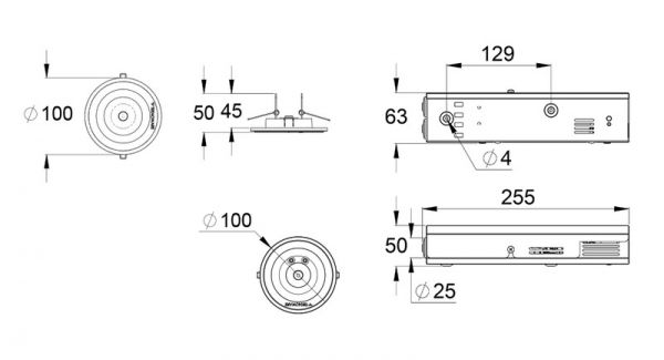TURVAVALAISIN TEKNOWARE Y1452WM 230VAC IP20 1H YP