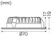 ALASVALO HIDE A LITE IP44 12V 290lm 4,3W 3000K WH