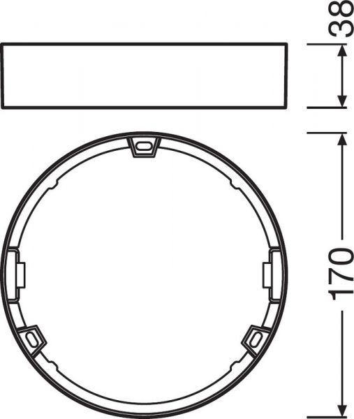 ALASVALO DOWNLIGHT SLIM DL SLIM FRAME DN155 WT