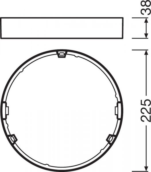 ALASVALO DOWNLIGHT SLIM DL SLIM FRAME DN210 WT
