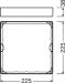 ALASVALO DOWNLIGHT SLIM DL SLIM FRAME SQ210 WT