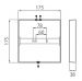 PINTA-ASENNUSVALAISIN KUBO 175 IP20 12W/830 DIM PCO WH