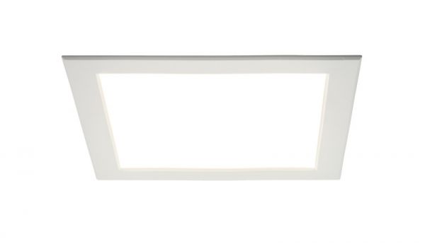 ALASVALO FLAT SQ 225 IP44 15W/840 DIM PCO WH