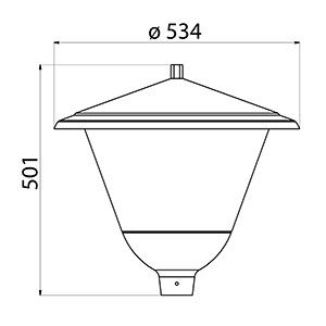 PYLVÄSVALAISIN TORI LED TO500LEDHH LED 30W/840 AC HH