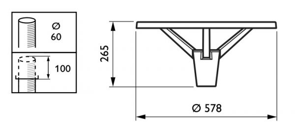 PYLVÄSVALAISIN STREETSAVER BPP008 LED-MP 740 PSU I GR 60