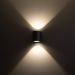 SEINÄ/KATTOVALAISIN ULKO DIVA 2X5W LED MUSTA 3K