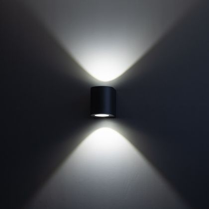 SEINÄ/KATTOVALAISIN ULKO DIVA 2X5W LED MUSTA 4K