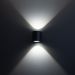 SEINÄ/KATTOVALAISIN ULKO DIVA 2X5W LED MUSTA 4K