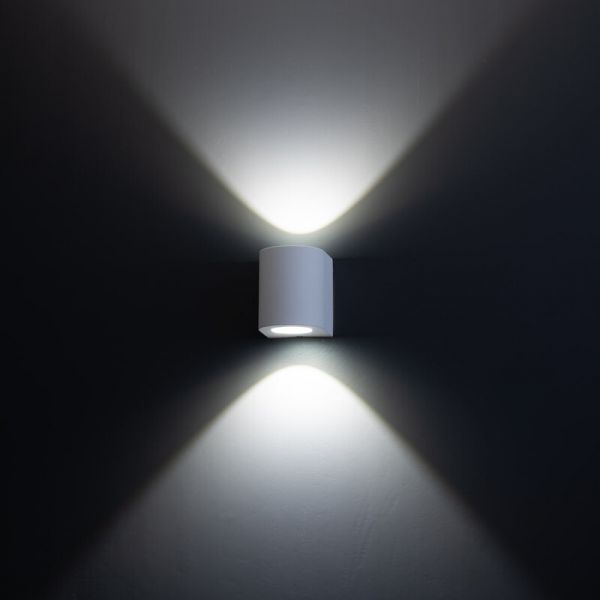 SEINÄ/KATTOVALAISIN ULKO DIVA 2X5W LED VALKOINEN 4K
