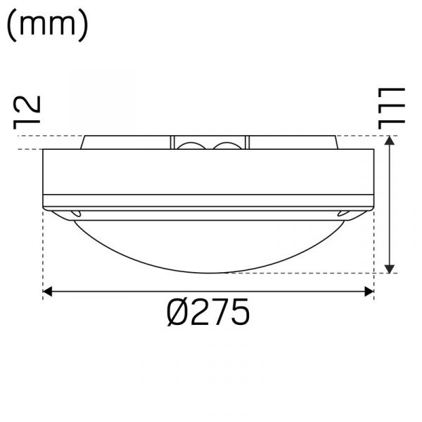 PINTA-AS.VALAISIN HIDE A LITE MOON PUBL RND 16W 1050LM 3K AN