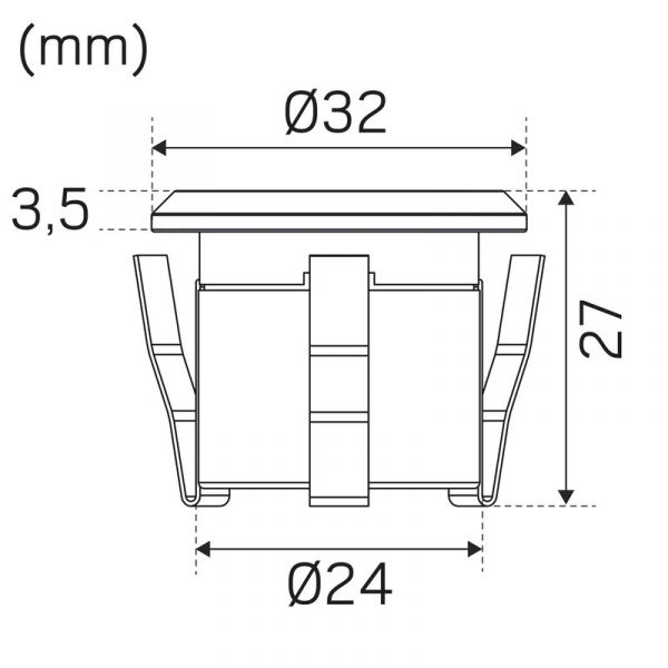 MAAVALAISIN HIDE A LITE DECKLIGHT GARDEN KIT