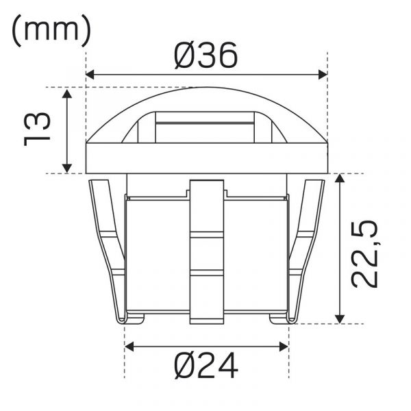 MAAVALAISIN HIDE A LITE STEPLIGHT GARDEN