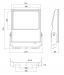 VALONHEITIN RANGE IP66 12000LM 100W/740 ASYM 45D