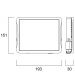 VALONHEITIN START FLOOD IP65 58W 7000LM 840 110°