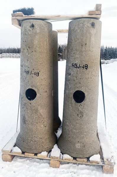 PYLVÄSJALUSTA LUJABETONI RBJ-4B (100-143MM. 4-8M)